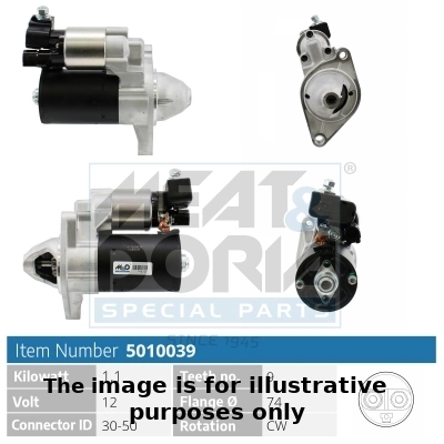 Démarreur MEAT & DORIA 5010039G