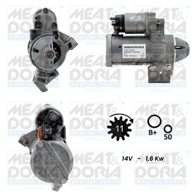 Démarreur MEAT & DORIA 5010951G