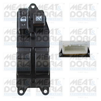 Switch, window regulator