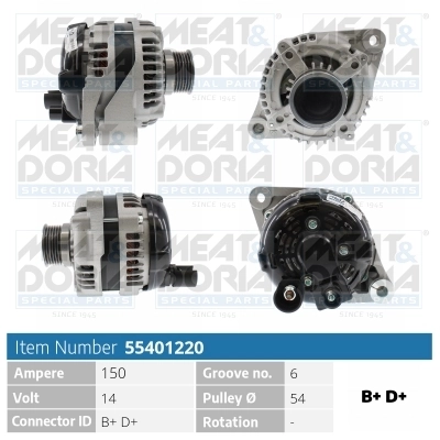Alternateur MEAT & DORIA 55401220