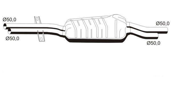 Centre Muffler