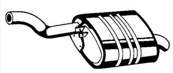 Rear Muffler