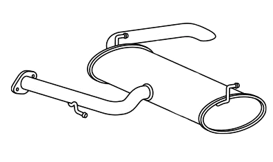 Rear Muffler