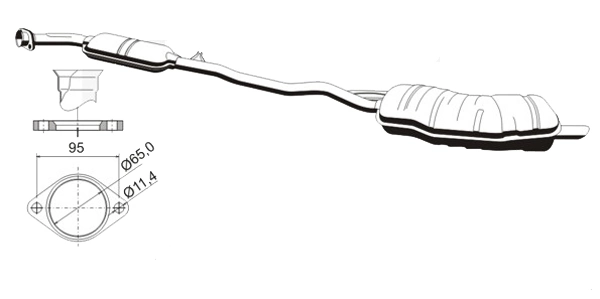 Rear Muffler