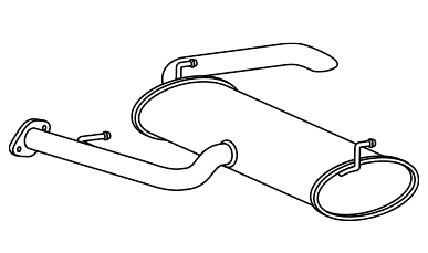 Rear Muffler