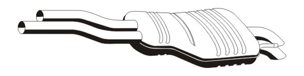 Rear Muffler