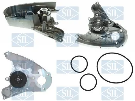 Pompe à eau, refroidissement du moteur Saleri SIL PA1260
