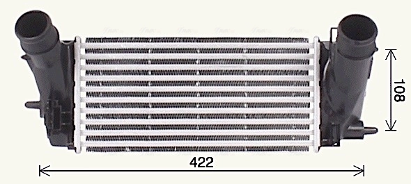 Intercooler, échangeur AVA Clever Choice FD4658