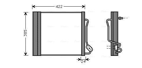 Condenseur, climatisation AVA Clever Choice MCA5001D
