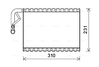 Évaporateur climatisation AVA Clever Choice MSV544