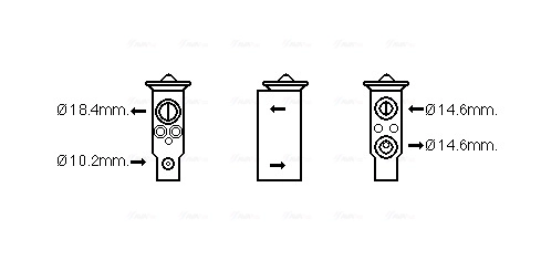 Détendeur, climatisation AVA Clever Choice DN1379