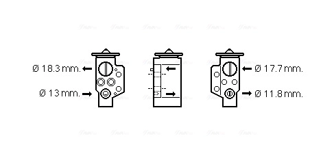 Détendeur, climatisation AVA Clever Choice VN1311