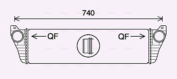 Intercooler, échangeur AVA Clever Choice MS4690
