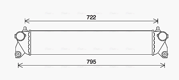 Intercooler, échangeur AVA Clever Choice FT4461
