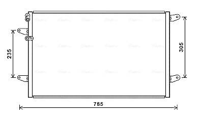 Condenseur, climatisation AVA Clever Choice VN5379