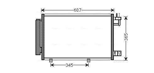 Condenseur, climatisation AVA Clever Choice FDA5439D