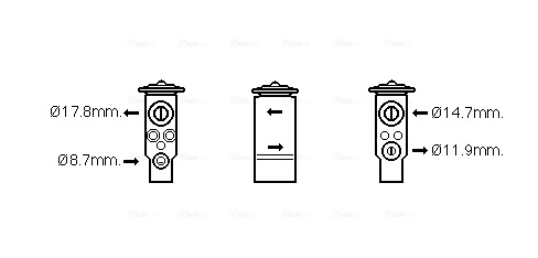 Détendeur, climatisation AVA Clever Choice SB1076