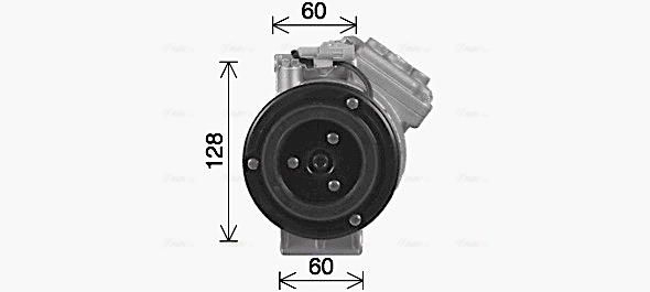 Compresseur, climatisation AVA Clever Choice SZAK156