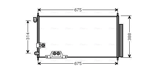 Condenseur, climatisation AVA Clever Choice HDA5239D