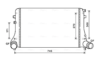 Intercooler, échangeur AVA Clever Choice VN4377