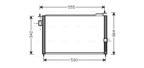 Condenseur, climatisation AVA Clever Choice HDA5209
