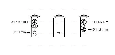Détendeur, climatisation AVA Clever Choice DN1258