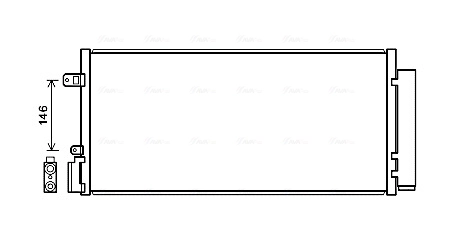 Condenseur, climatisation AVA Clever Choice CT5062D