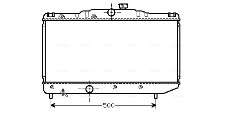 Radiator, engine cooling