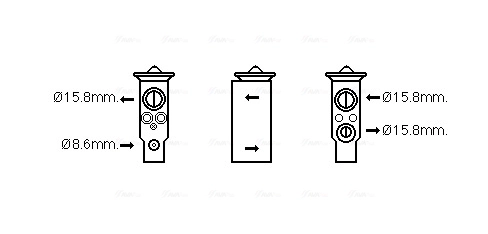 Détendeur, climatisation AVA Clever Choice MZ1257