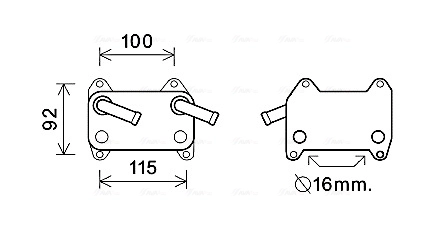 Radiateur d'huile AVA Clever Choice VO3155
