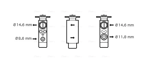 Détendeur, climatisation AVA Clever Choice JR1046
