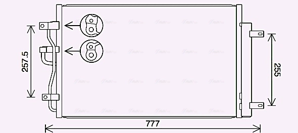 Condenseur, climatisation AVA Clever Choice CT5068D