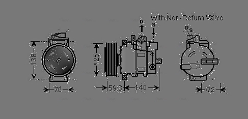 Compresseur, climatisation AVA Clever Choice AIAK330