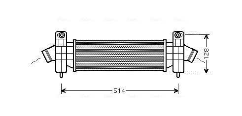 Intercooler, échangeur AVA Clever Choice FDA4341