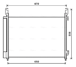 Condenseur, climatisation AVA Clever Choice RTA5466D