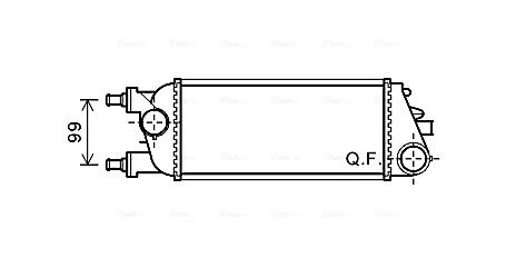Intercooler, échangeur AVA Clever Choice LC4100