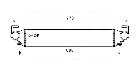 Intercooler, échangeur AVA Clever Choice FT4456