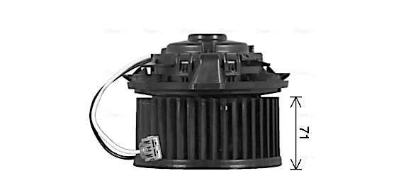 Pulseur d'air habitacle AVA Clever Choice OL8723