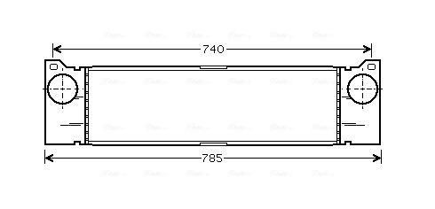 Intercooler, échangeur AVA Clever Choice MSA4370