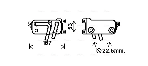 Oil Cooler, automatic transmission