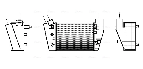 Intercooler, échangeur AVA Clever Choice AIA4188