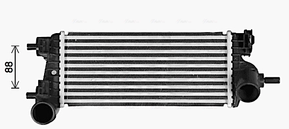 Intercooler, échangeur AVA Clever Choice FD4662