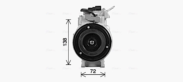 Compresseur, climatisation AVA Clever Choice FDAK692