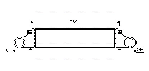 Intercooler, échangeur AVA Clever Choice MS4410