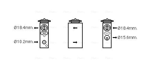 Détendeur, climatisation AVA Clever Choice FT1405