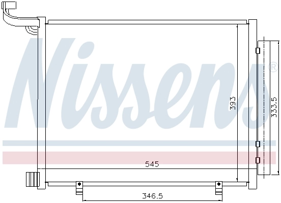 Condenseur, climatisation AVA Clever Choice FD5723D