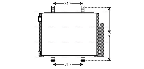 Condenseur, climatisation AVA Clever Choice SZ5133D