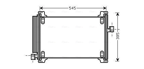Condenseur, climatisation AVA Clever Choice FT5327D