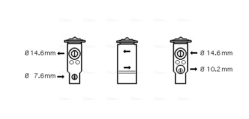 Détendeur, climatisation AVA Clever Choice TO1045