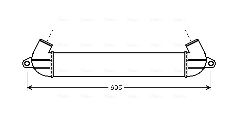 Intercooler, échangeur AVA Clever Choice FT4271
